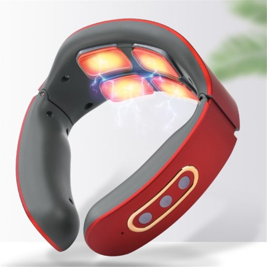 Electric Massager For Neck and Shoulder Pulse 6 mode 9 levelsadjustable Heat Cervical Vertebra - Image 2