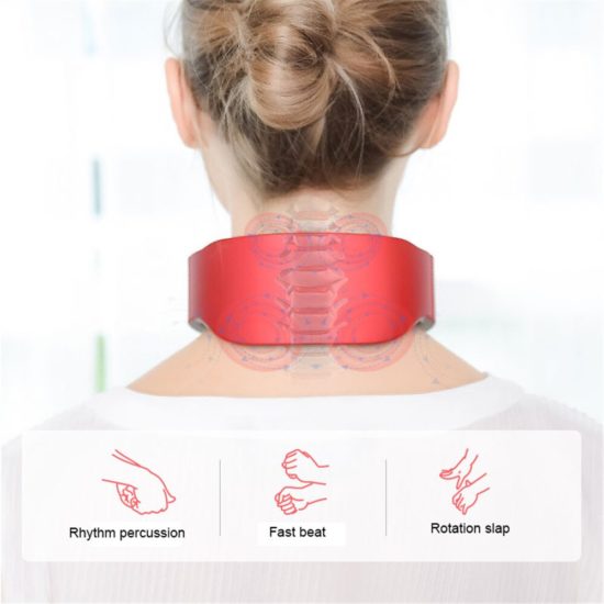 Electric Massager For Neck and Shoulder Pulse 6 mode 9 levelsadjustable Heat Cervical Vertebra