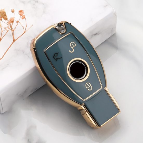 Car Key Case Cover For Mercedes Benz A-B-C-S Class AMG GLA-CLA-GLC W176-W221-W204-W205