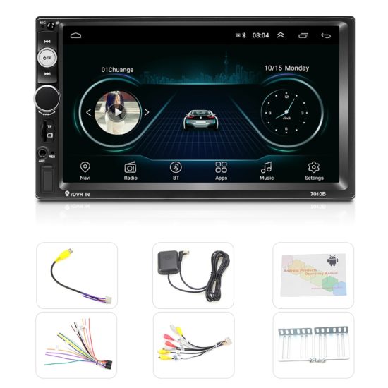 Android Car Radio 7" Multimedia Player Touch Screen For Universal - Image 3