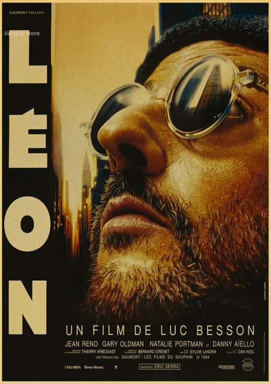 Leon the professional poster classic old movie nostalgia kraft paper wall stickers Home decor - Image 3