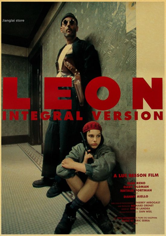 Leon the professional poster classic old movie nostalgia kraft paper wall stickers Home decor - Image 2