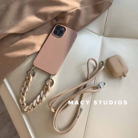 Marble Lanyard Bracelet Necklace Chain Case For iphone Soft Tpu Back Cover - Image 2