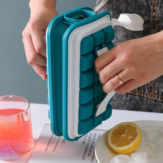 Ice Grid Ball Maker Creative Mold 2 In 1 Multi-function Container Pot Trend - Image 2