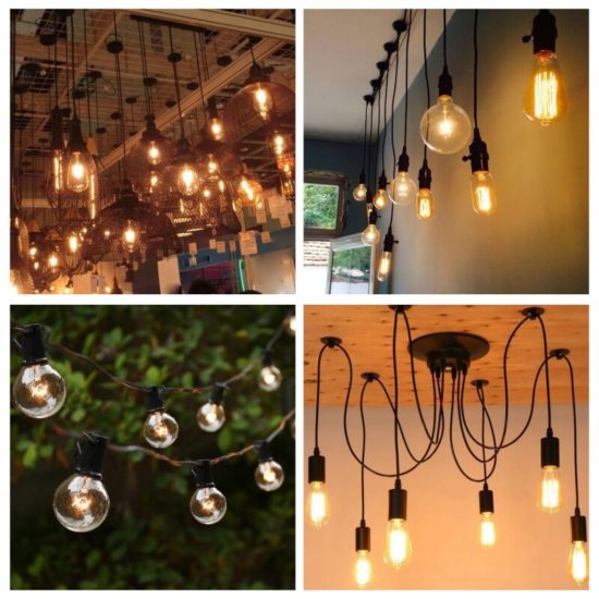 Retro Edison Bulb 220V 40W Filament Vintage Ampoule Incandescent Spiral Lamp - Image 2