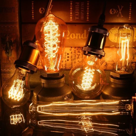 Retro Edison Bulb 220V 40W Filament Vintage Ampoule Incandescent Spiral Lamp
