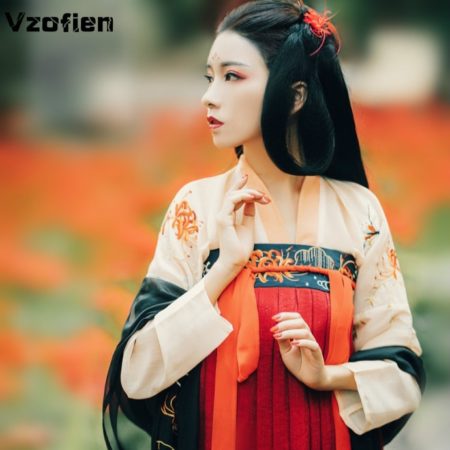 Costume Ancient Japanese Fairy Dress Women Elegant Traditional Korean Tang Suit Girl Noble Princess Costume Folk Dance