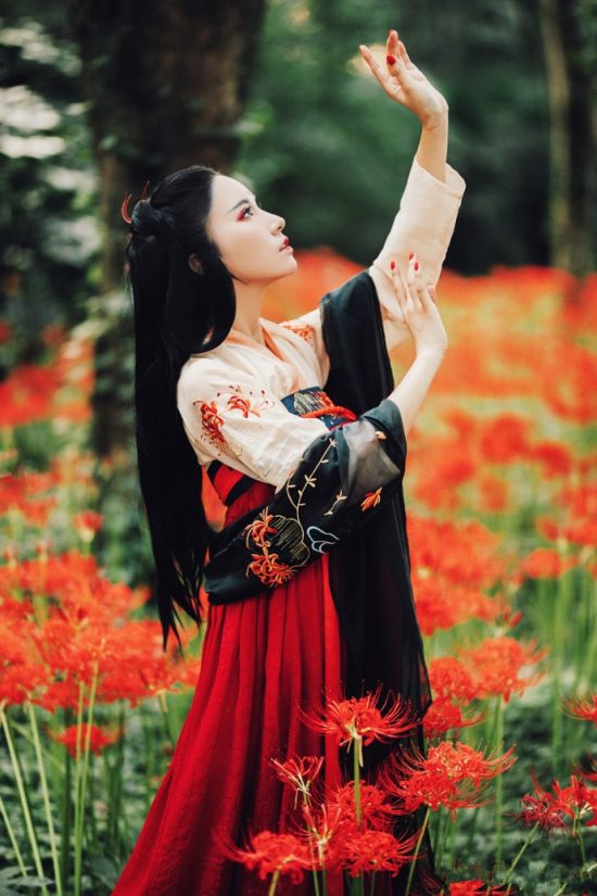 Costume Ancient Japanese Fairy Dress Women Elegant Traditional Korean Tang Suit Girl Noble Princess Costume Folk Dance - Image 2