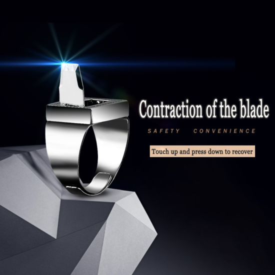 hidden knife Ring Steel for Men and Women Jewelry Accessories Gifts - Image 3