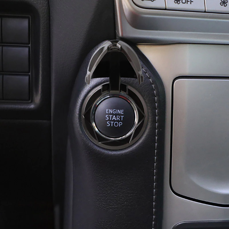 Star Wars Mandalorian Car Interior Engine Ignition Start Stop Button Protective Cover Decoration - Image 2