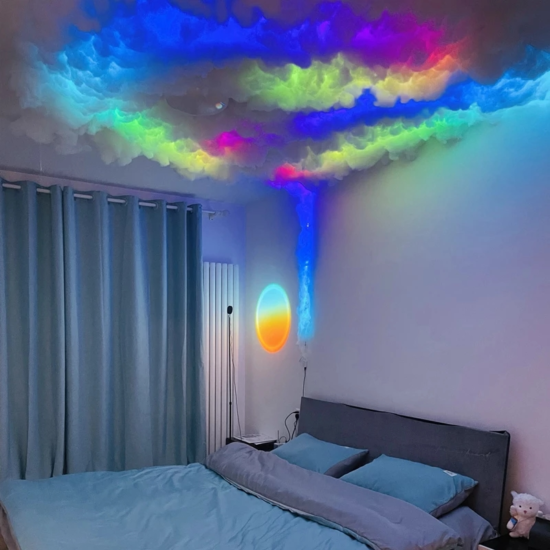 Thunder Cloud Light Led Smart For Bedroom E-sports Room Decor Rgb Lightning Cloud Light Diy Atmosphere Night Lamp - Image 3