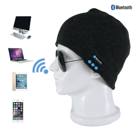 Winter Warm  Music Hat For Sport Wireless Headphone Smart Cap Speaker Mic Hats for Gifts Friend Lovers