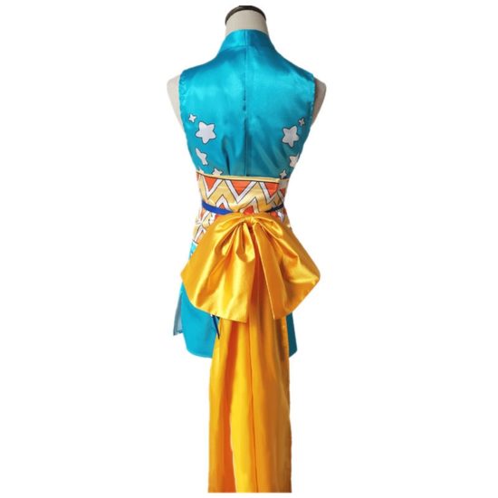 Anime Nami Costumes Wig Sleeveless Clothing Mini Skirt Fancy Party Dress - Image 3