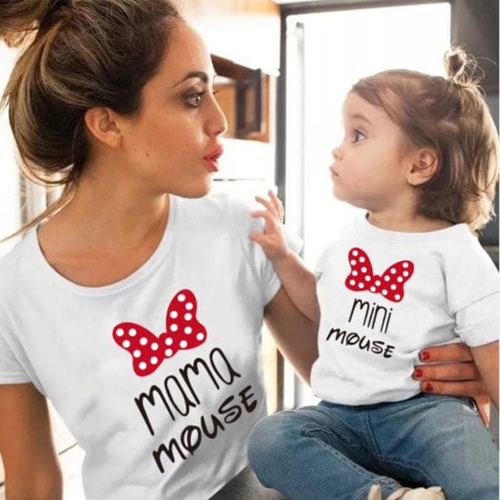 Family Tshirts Fashion  baby girl Cotton - Image 2