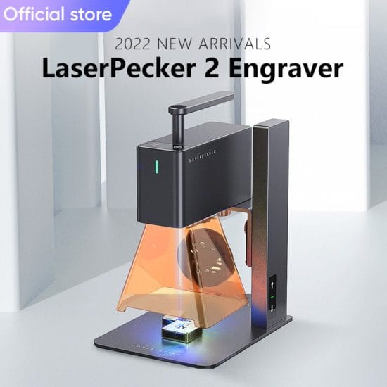 Portable Laser Machine CNC Router Cutter Metal Leather LOGO Printer