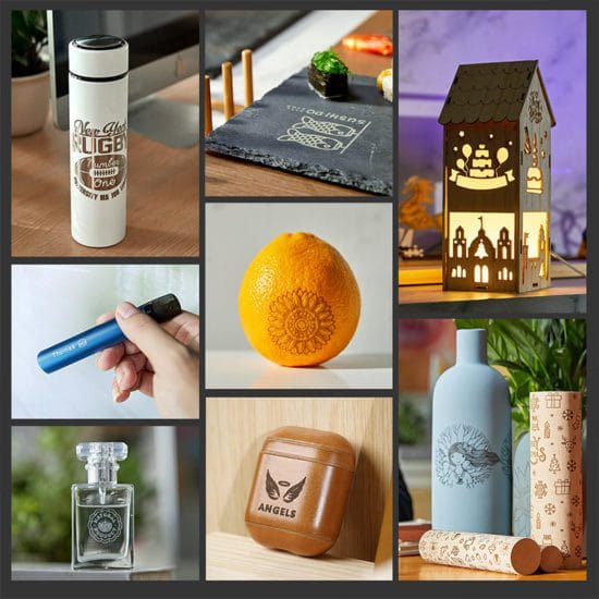 Portable Laser Machine CNC Router Cutter Metal Leather LOGO Printer - Image 5