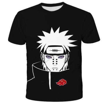 Anime Nαruto T Shirt Short Sleeve Pain Style Hokage Kakashi