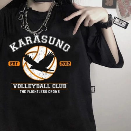 Haikyuu T Shirt Japanese Anime Oya Oya Oya Kuroo Bokuto Manga