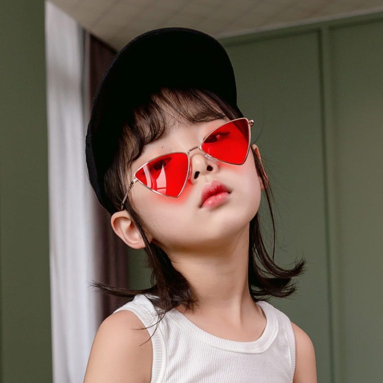 Cat Eye Sunglasses Kids Fashion Luxury UV400