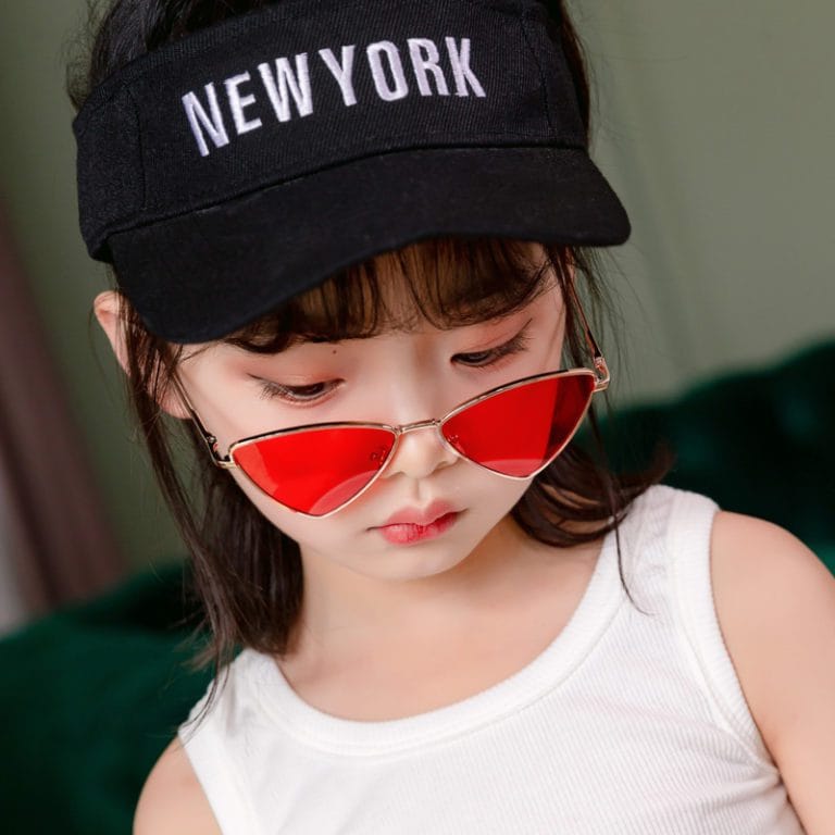 Cat Eye Sunglasses Kids Fashion Luxury UV400 - Image 3