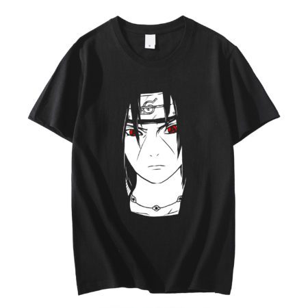 Anime Uchiha Itachi T-shirt Street Fashion Short Sleeve