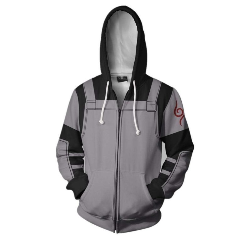 Anime naruto Zipper Men Hoodie 3D Printed Casual - Image 2