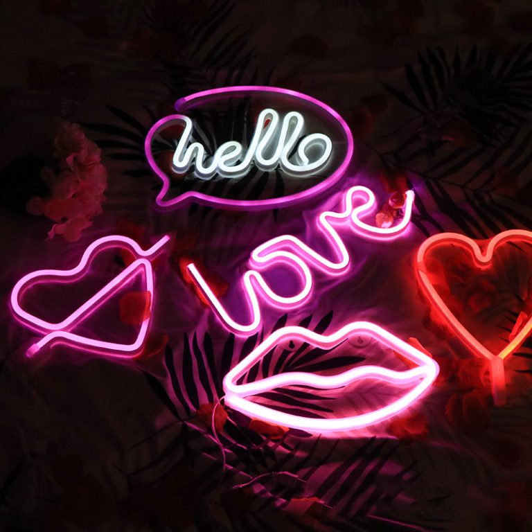 LED Neon Night Light Sign Birthday Gift Wedding Party Wall - Image 3