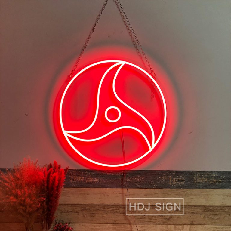 Sharingan Custom Anime Neon Sign Gaming Room  Birthday Gift - Image 2