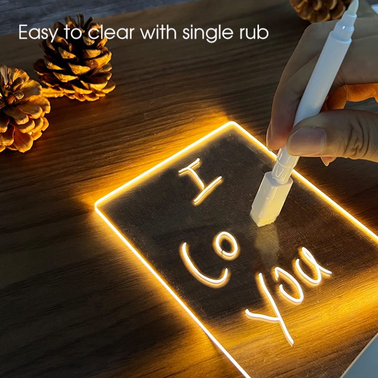 Note Board Paint Led Night Light USB  With Pen Gift For Children Girlfriend Decoration Night Lamp - Image 2