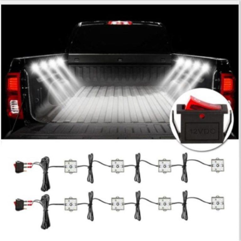 8Pcs 6000K LED Lights Waterproof for RV Boat Cargo Pickup cars