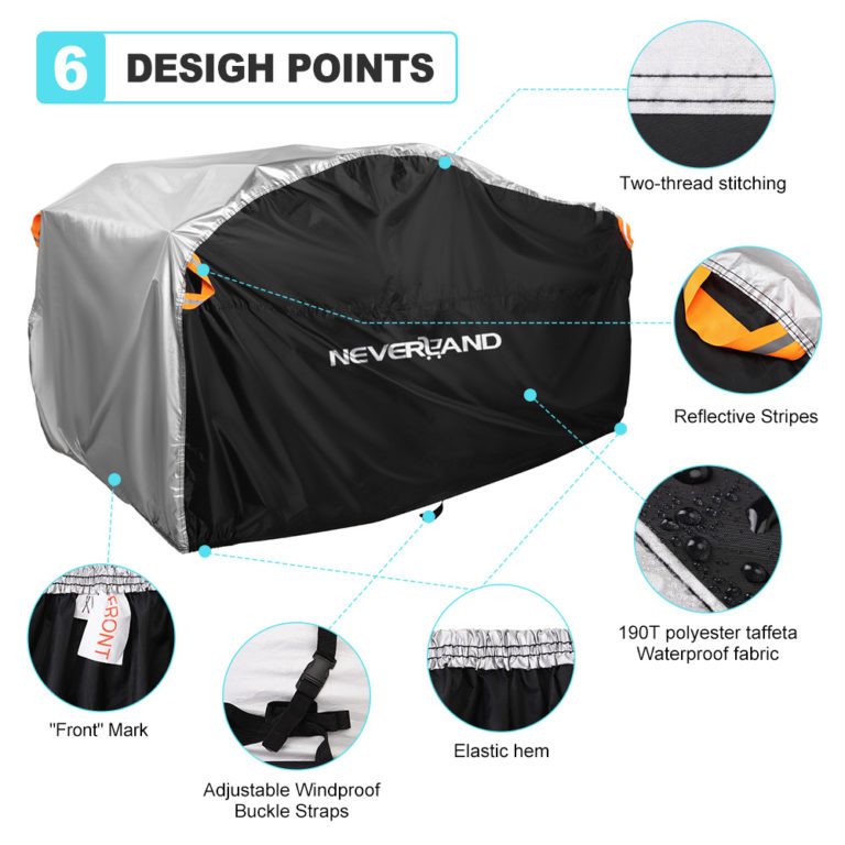Motorbike Covers Waterproof Rain Proof Dust UV Sun Protector - Image 3