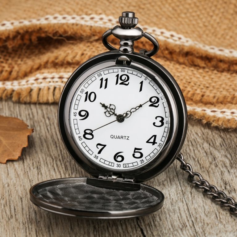 Jurassic Park Theme Dinosaur Forest Quartz Pocket Watch Wild Protected - Image 2
