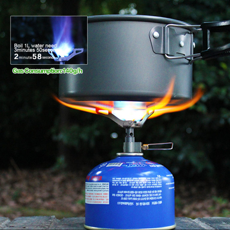 Gas Stove For Camping Portable Mini Titanium brs-3000t - Image 2