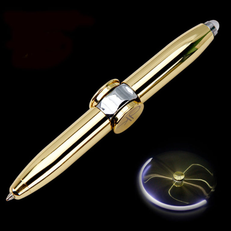 1pcs Creative LED Metal Ballpoint Pen Fashion for Office School