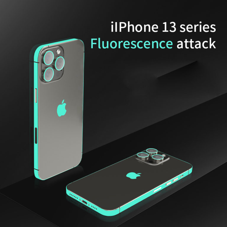 Side Film Dark Glow Neon DIY Border For iPhone