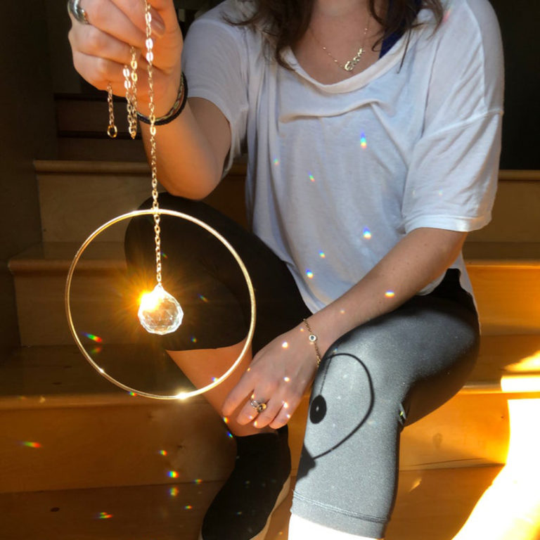Crystal Sun Catcher Celestial Rainbow Make