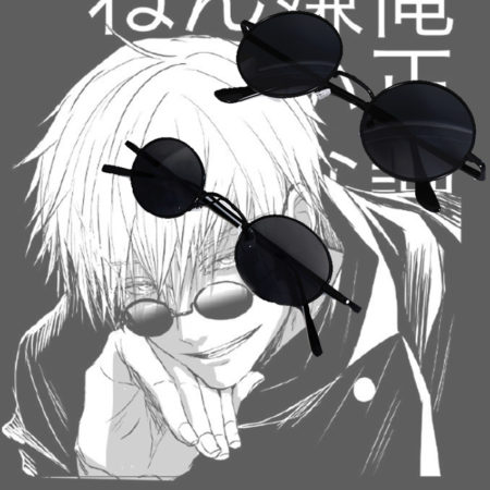 Gojo Satoru Cosplay Glasses Eyewear Jujutsu Kaisen Black Glasses Costume Accessories Anime Props