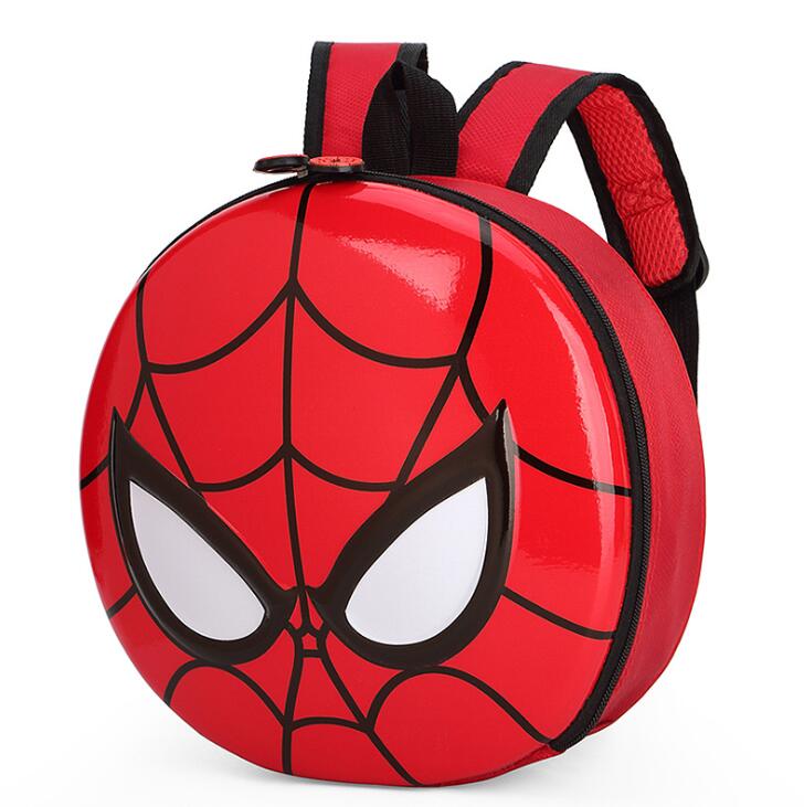 Disney children's backpack 3D mochila Spider man Schoolbag Hard Shell Backpack Cartoon Lovely Mini Kids Cute bags