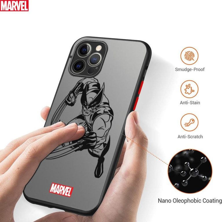 Case For iPhone Marvel Iron Man Spiderman Matte - Image 3