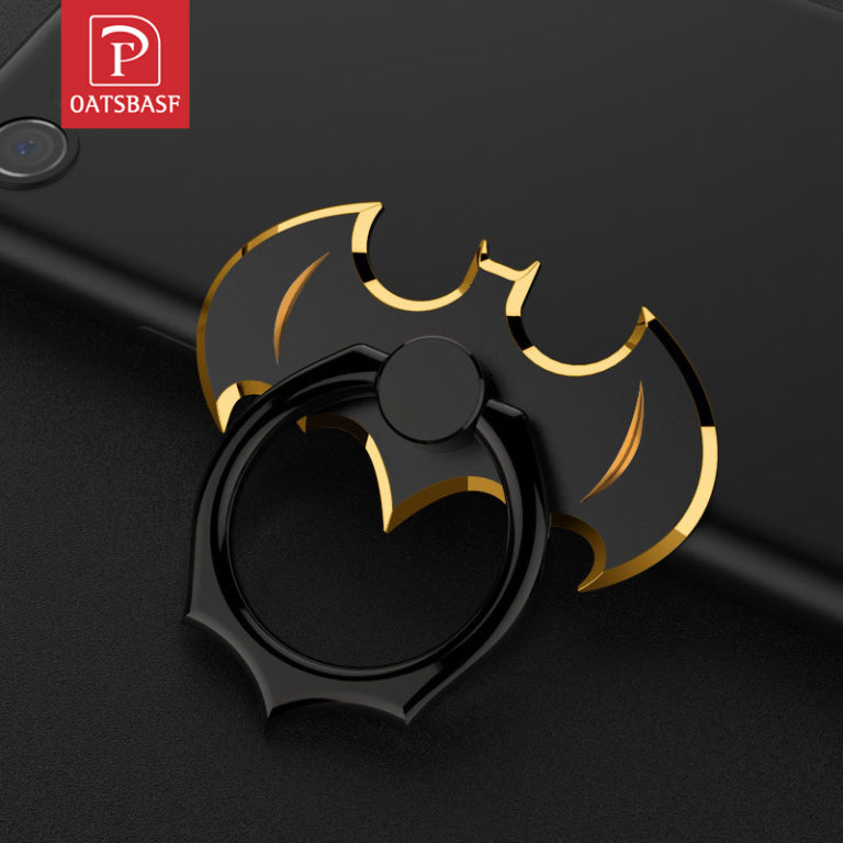 Bat Ring Phone Holder 360 Degree Rotate For Desktop Mount Mobile Phone Stand Metal Holder