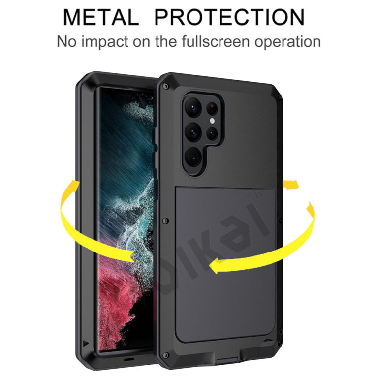 ⁦Metal Case For Samsung S22 S21 Plus Ultra Note 20 Protection Aluminum⁩ - الصورة ⁦2⁩