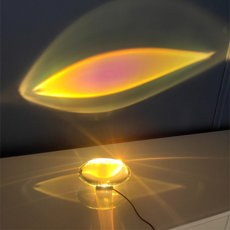 Italian Designer Table Led Crystal Eye Of The Sky For Living Bedroom Decor Light Night Projector Bedside Lamp - Image 2