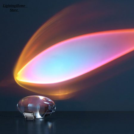 Italian Designer Table Led Crystal Eye Of The Sky For Living Bedroom Decor Light Night Projector Bedside Lamp