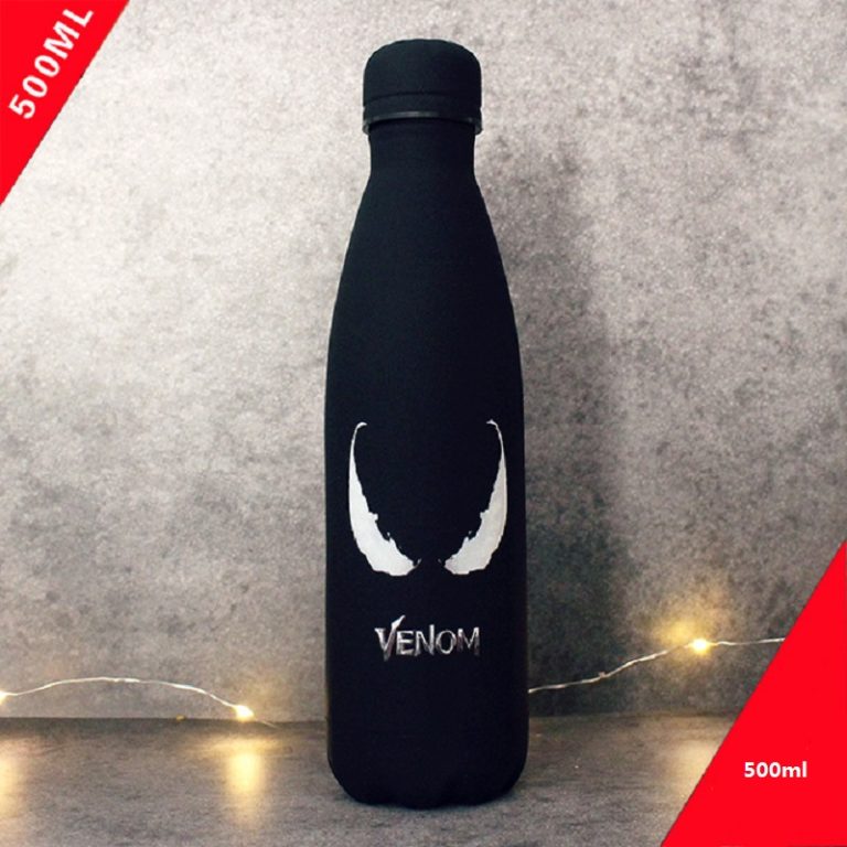 Insulated Stainless Steel Thermos Sport Water Bottle For Girls And Mans Rubber Painted Surface Vacuum Flask Coffee Cup Bottle