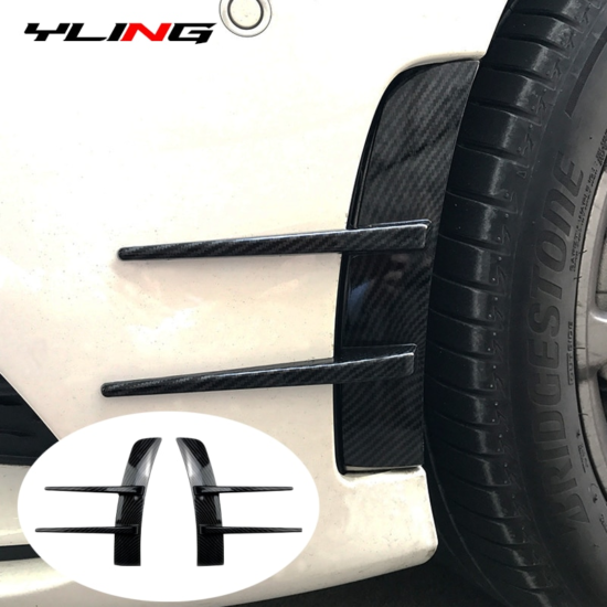 Front Bumpers Lip Air Vent Trim Spoiler For Benz A-Class A180-A200-A220 2Pcs - Image 3