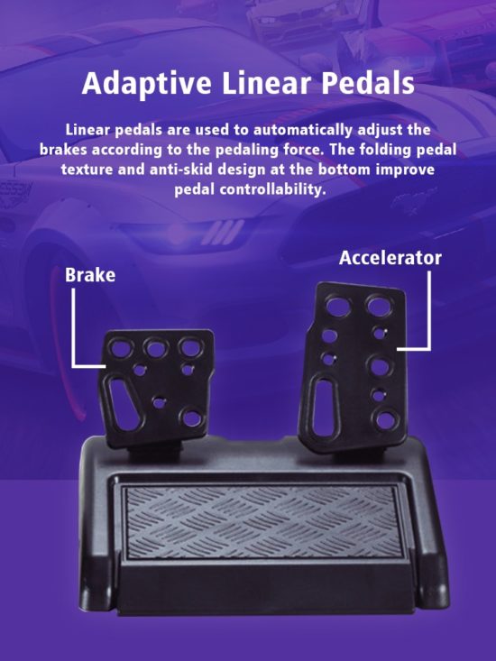 Steering Wheel for Nintendo Switch/PC/PS3/PS4/Xbox360/android 7 in 1 Racing Game Wheel Controller Balance With vibration - Image 3