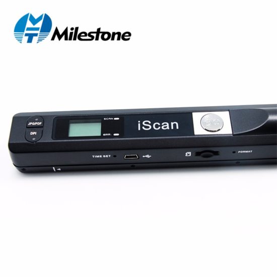Milestone Handheld Scanner A4 Document Book Pen Scanner Scanner Portable Colorful Scanner 900DPI Iscan JPG PDF Support  IScan01 - Image 3