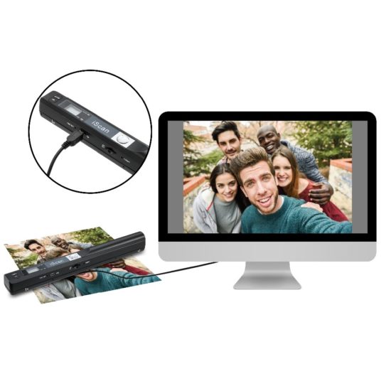 Milestone Handheld Scanner A4 Document Book Pen Scanner Scanner Portable Colorful Scanner 900DPI Iscan JPG PDF Support  IScan01