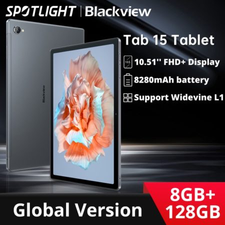 Blackview Tablet Pad Octa-core Unisoc-T610 8GB+128GB 8280mAh 10.51'' FHD+ Display Android-12-13MP Camera