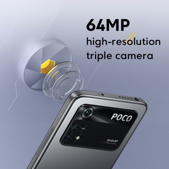 POCO-M4 Pro 4G Smartphone 6GB 128GB/8GB Ram 256GB NFC Helio G96 Octa Core 64MP Camera - Image 2